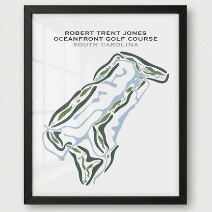 Robert Trent Jones Oceanfront Golf Course, South Carolina - Printed Golf Courses