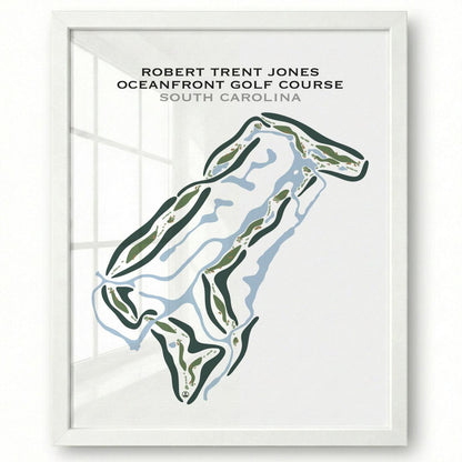 Robert Trent Jones Oceanfront Golf Course, South Carolina - Printed Golf Courses