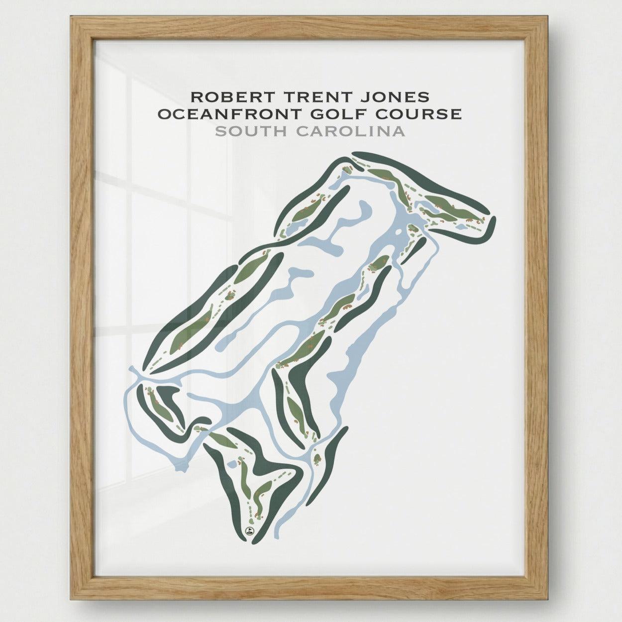 Robert Trent Jones Oceanfront Golf Course, South Carolina - Printed Golf Courses