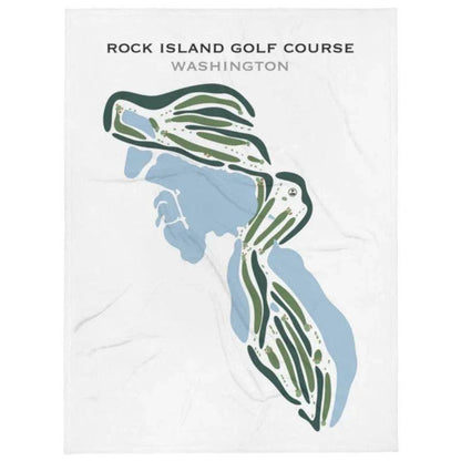 Rock Island Golf Course, Washington - Printed Golf Courses