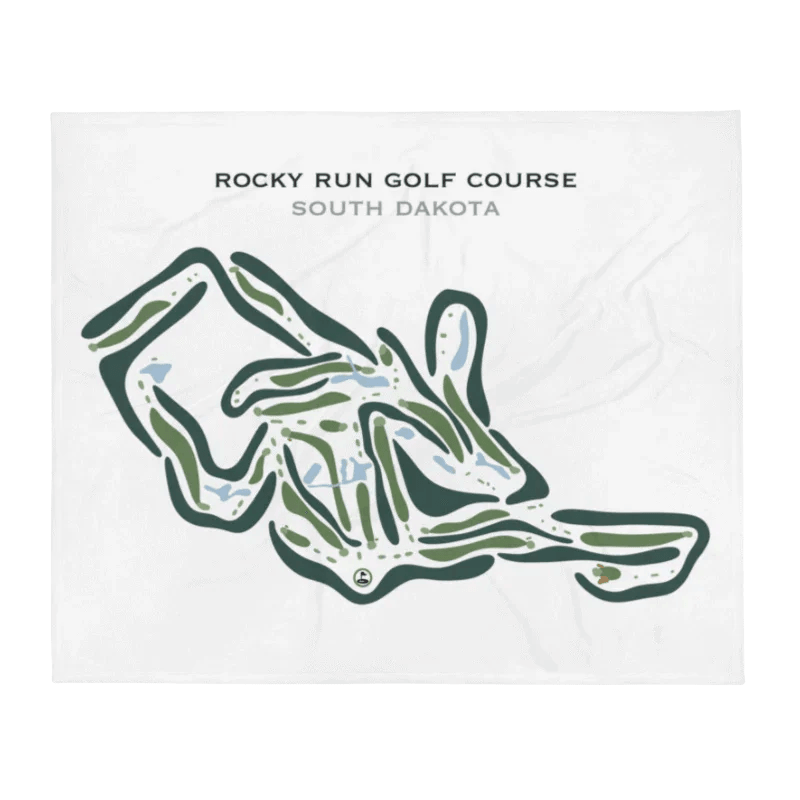 Rocky Run Golf Course, South Dakota - Printed Golf Courses