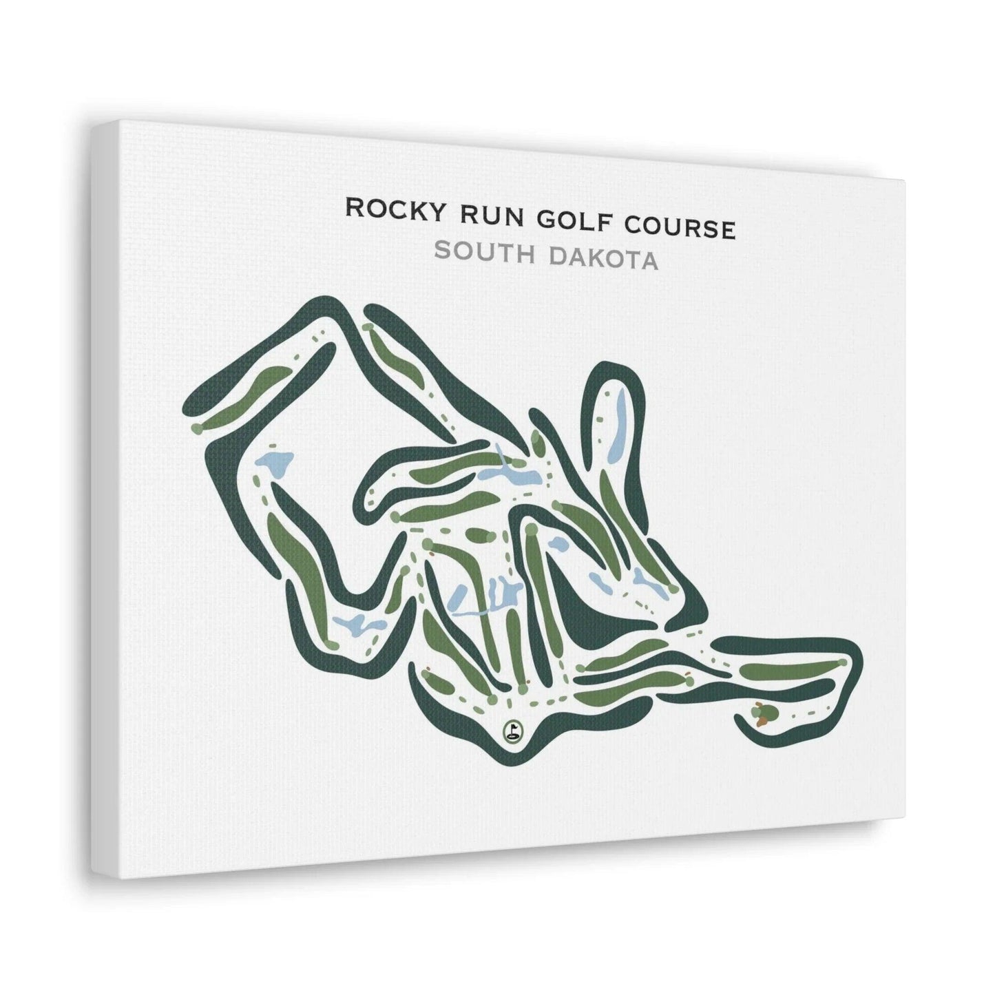 Rocky Run Golf Course, South Dakota - Printed Golf Courses