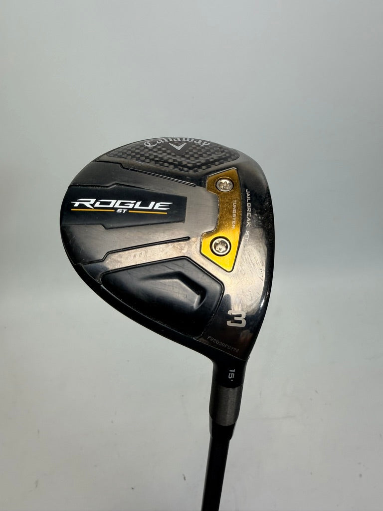 Callaway Rogue ST MAX 3 Wood 15° AutoFlex SF505 Graphite RH Used