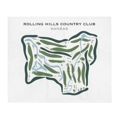 Rolling Hills Country Club, Kansas - Printed Golf Courses