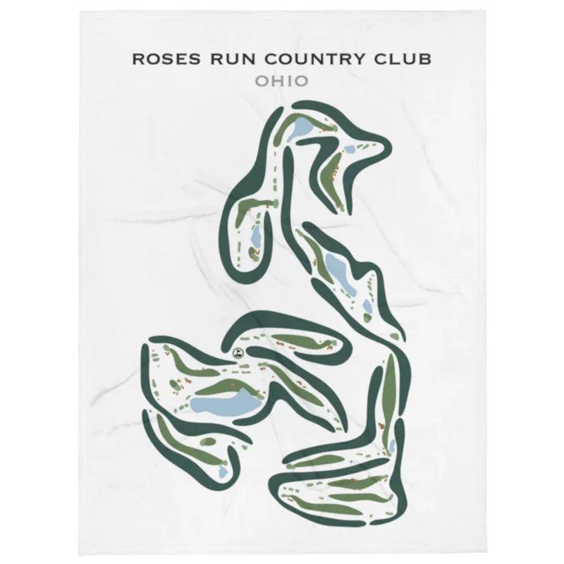Roses Run Country Club, Ohio - Printed Golf Courses