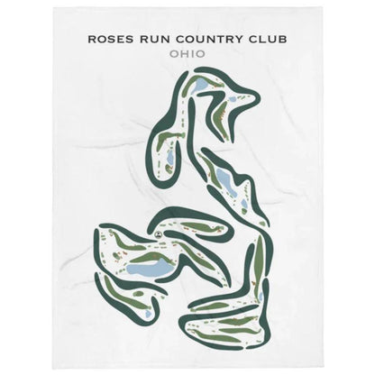 Roses Run Country Club, Ohio - Printed Golf Courses