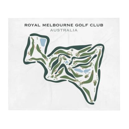 Royal Melbourne Golf Club, Australia - Printed Golf Courses