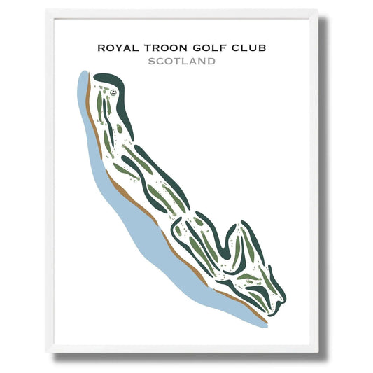 Royal Troon Golf Club, Scotland - Printed Golf Courses