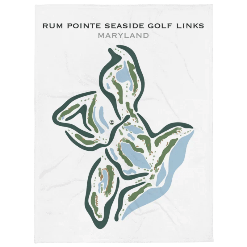 Rum Pointe Seaside Golf Links, Maryland - Printed Golf Courses