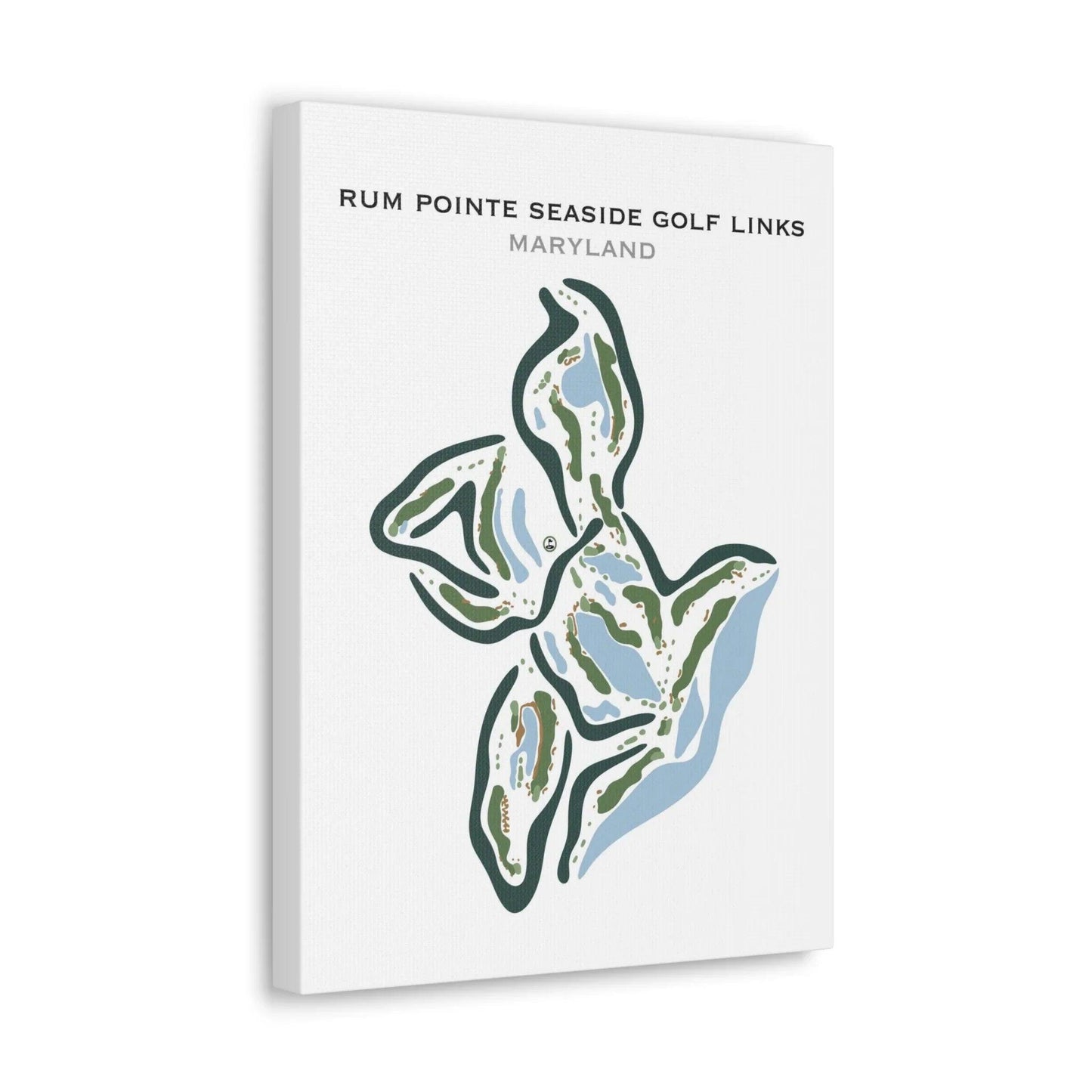 Rum Pointe Seaside Golf Links, Maryland - Printed Golf Courses