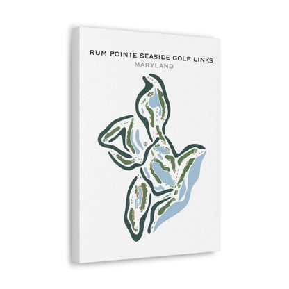 Rum Pointe Seaside Golf Links, Maryland - Printed Golf Courses