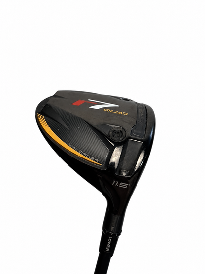 TaylorMade r7 Quad Mini Driver 11.5° Aldila Rogue 70S Stiff RH Used