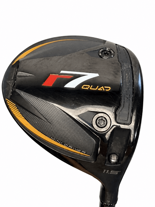 TaylorMade r7 Quad Mini Driver 11.5° Aldila Rogue 70S Stiff RH Used