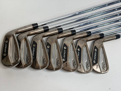 Callaway Apex TCB 2024 Raw Irons 4-10 PW RH DG Tour Issue X100 X-Stiff