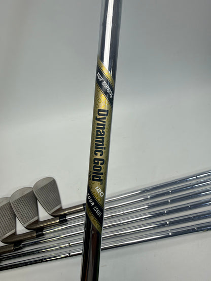 Callaway Apex TCB 2024 Raw Irons 4-10 PW RH DG Tour Issue X100 X-Stiff