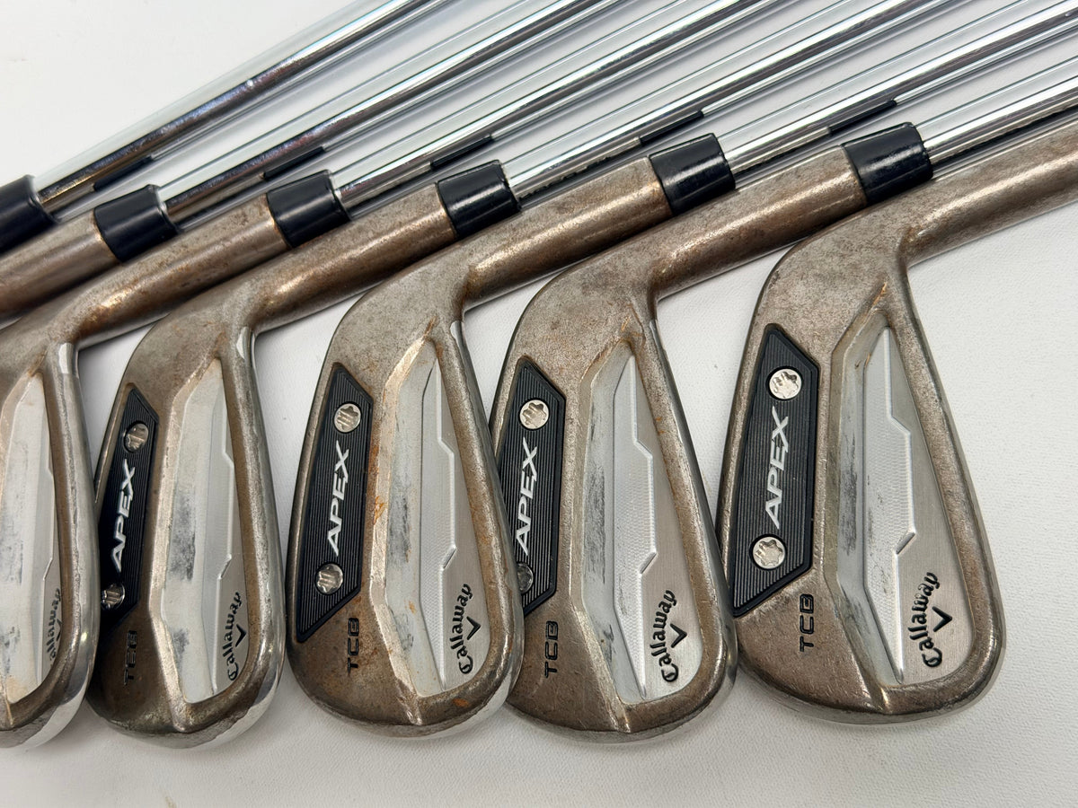 Callaway Apex TCB 2024 Raw Irons 4-10 PW RH DG Tour Issue X100 X-Stiff