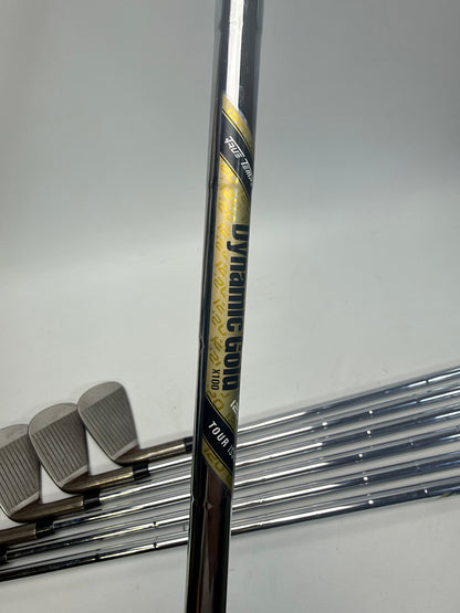 Callaway Apex TCB 2024 Raw Irons 4-10 PW RH DG Tour Issue X100 X-Stiff