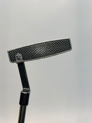PXG Battle Ready Blackjack Platinum Plumbers Neck Putter RH Approx 34in Used