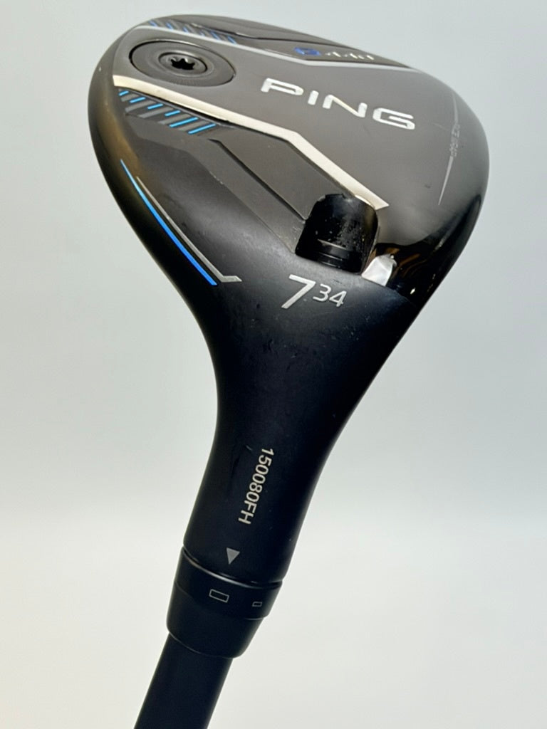 PING G440 7 Hybrid 34° RH ALTA CB Blue 70g Senior Winn Master Wrap