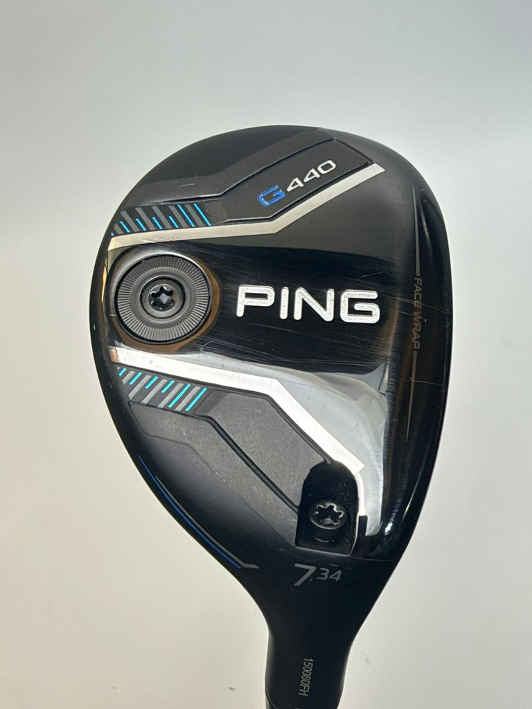 PING G440 7 Hybrid 34° RH ALTA CB Blue 70g Senior Winn Master Wrap