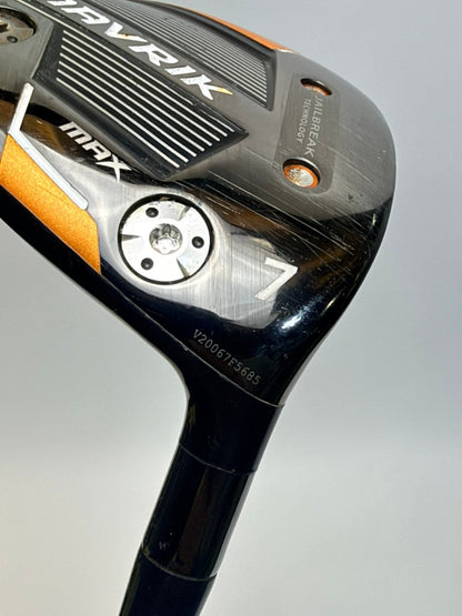 Callaway MAVRIK MAX 7 Wood 21° RH UST Helium 4F2 Senior ~41.5in ALIGN Headcover