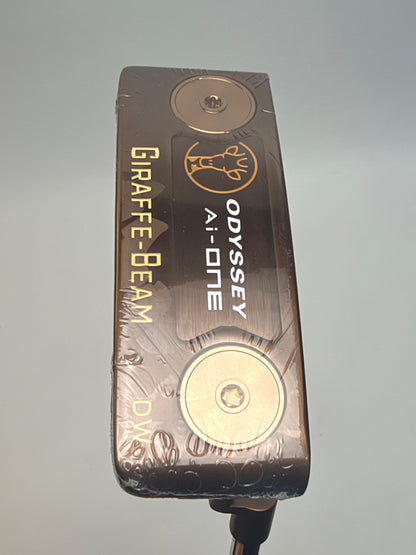 NEW Odyssey Ai-ONE Giraffe-Beam DW Double Wide Putter 34" RH SL90 Headcover