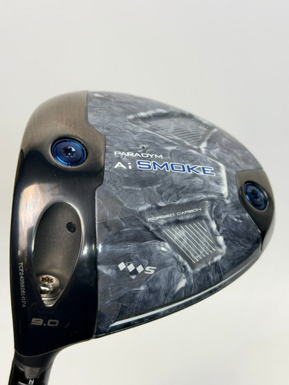 Callaway Paradym Ai Smoke Triple Diamond S TC Driver Head Only 9° LH