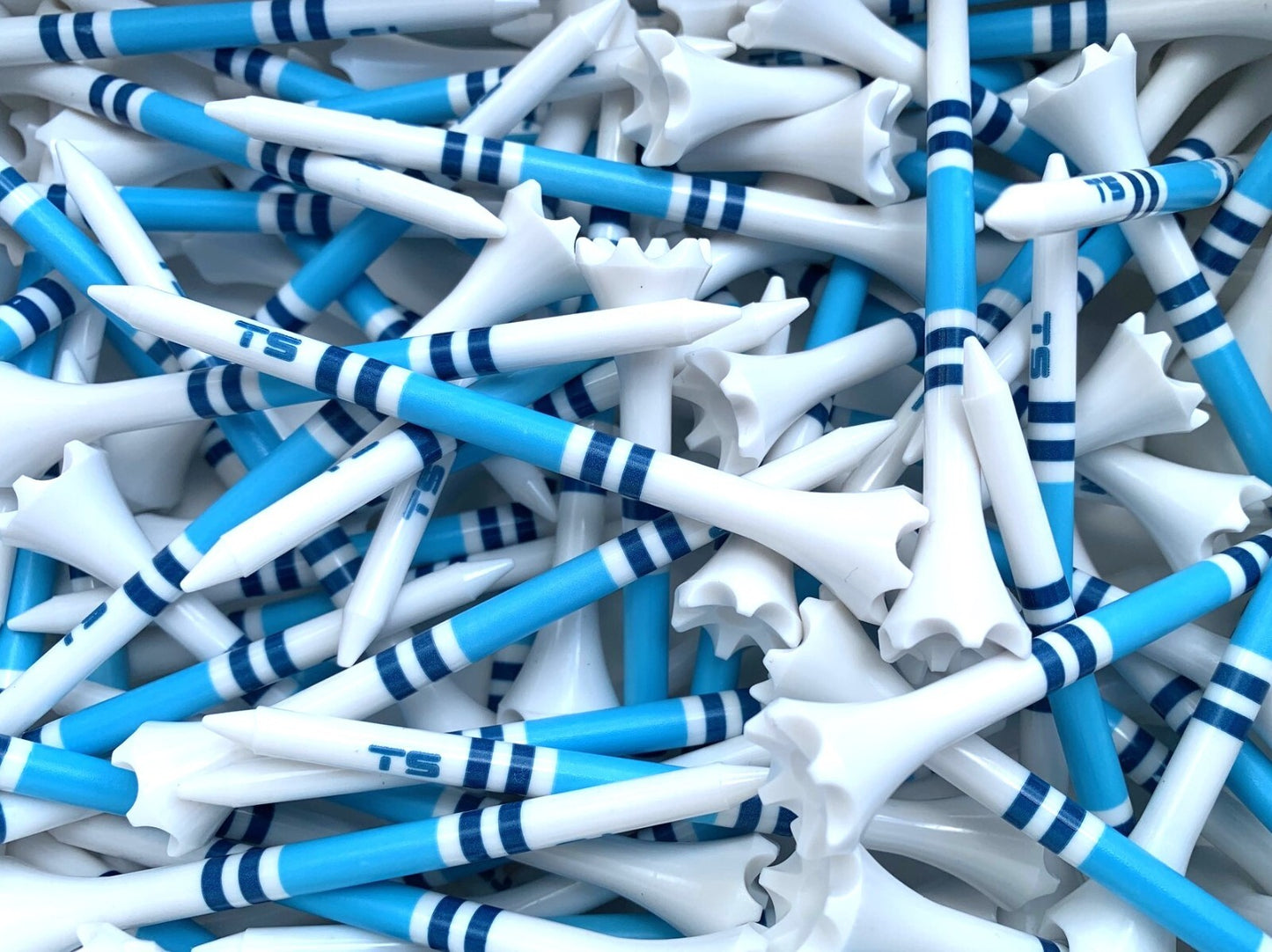 Truestrike 3 1/4" Navy & Blue Striped Golf Tees – Made in USA