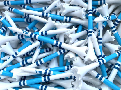 Truestrike 3 1/4" Navy & Blue Striped Golf Tees – Made in USA