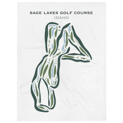 Sage Lakes Golf Course, Idaho - Printed Golf Courses