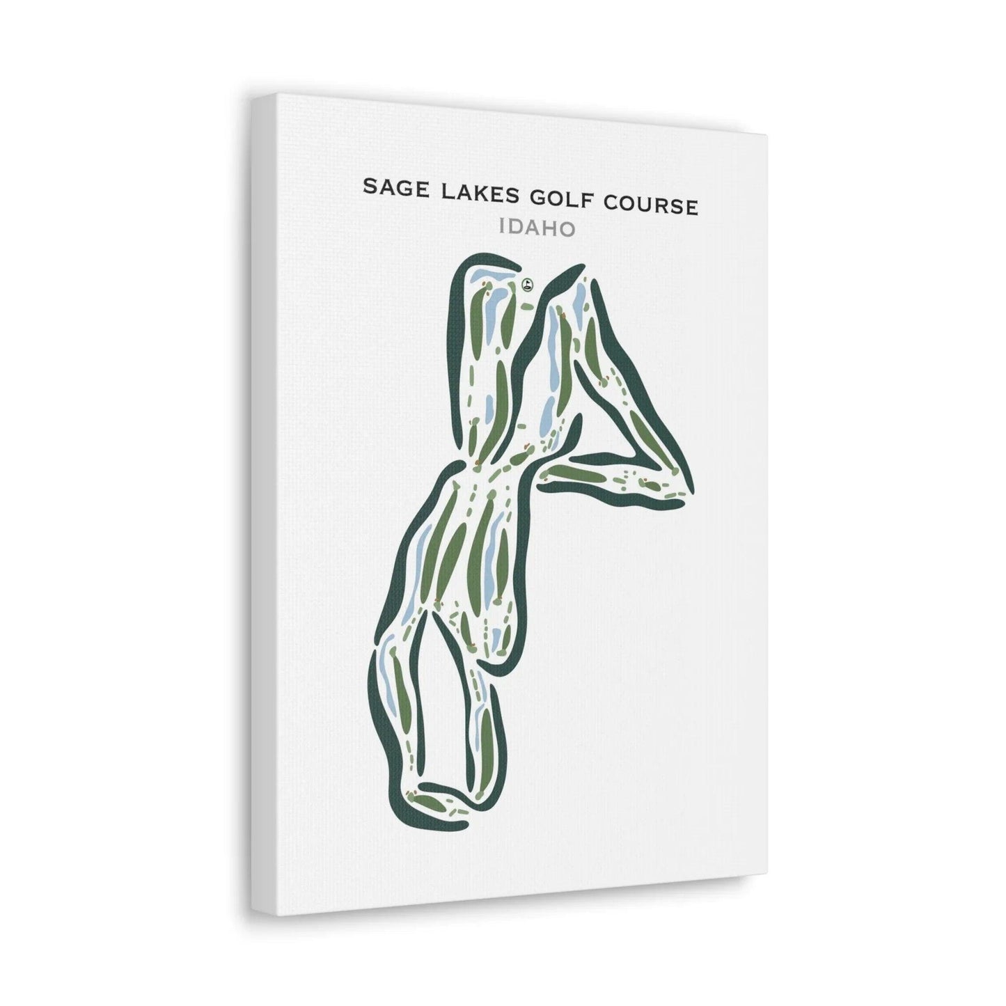 Sage Lakes Golf Course, Idaho - Printed Golf Courses