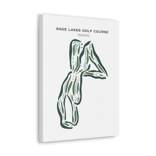 Sage Lakes Golf Course, Idaho - Printed Golf Courses