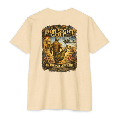 Veteran Desert Battlefield Golf T-Shirt — Iron Sight Golf