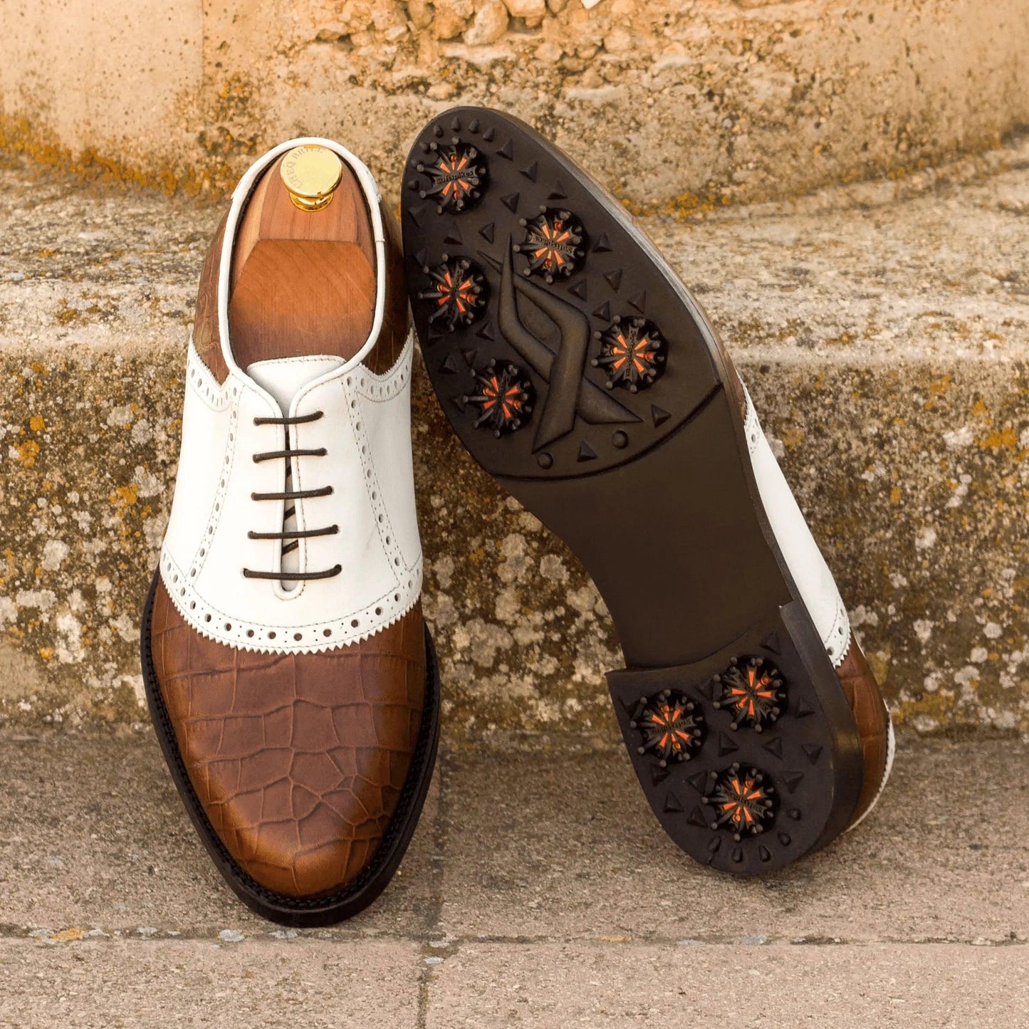 salvador-golf-shoes-ii-wholesale-brown-white-774 - GOLF LEAGUE