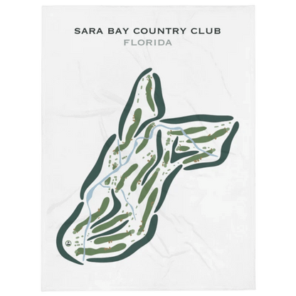 Sara Bay Country Club, Florida - Printed Golf Courses