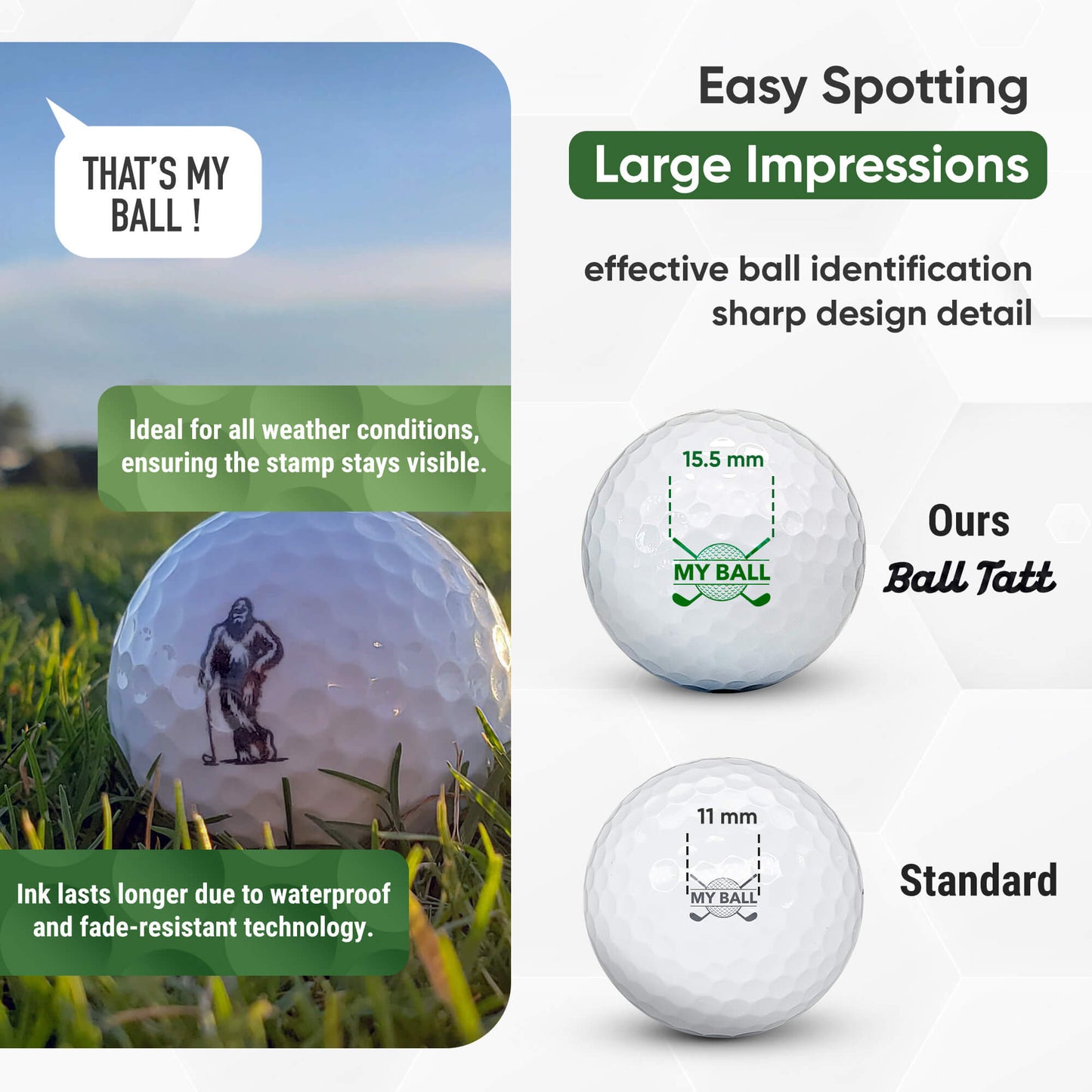 Sasquatch Hat Clip Set