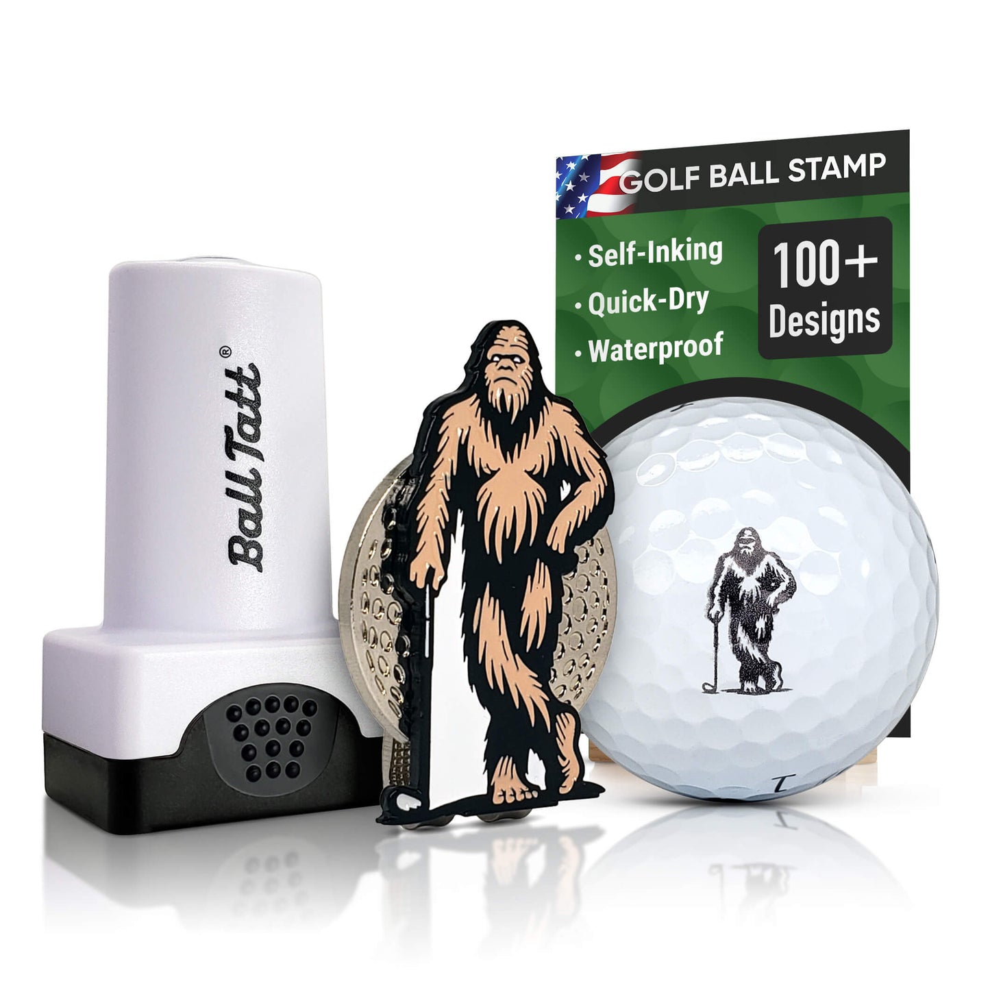 Sasquatch Hat Clip Set