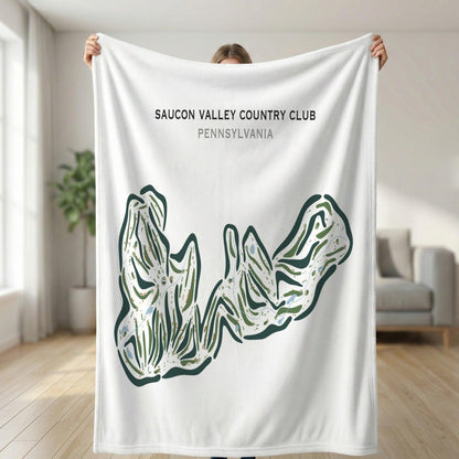 Saucon Valley Country Club, Pennsylvania - Printed Golf Courses