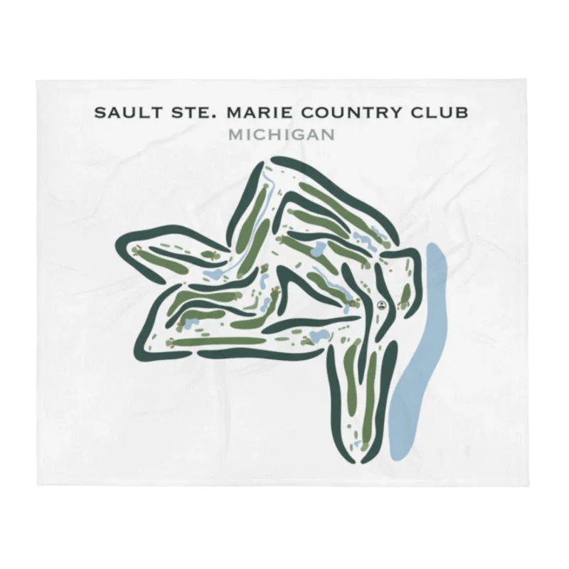 Sault Ste. Marie Country Club, Michigan - Printed Golf Courses