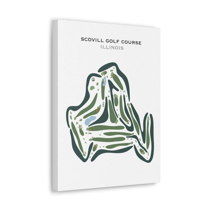 Scovill Golf Course, Illinois - Printed Golf Courses