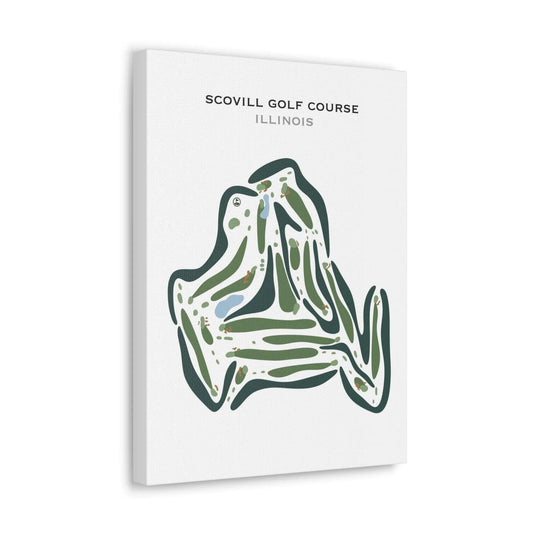 Scovill Golf Course, Illinois - Printed Golf Courses