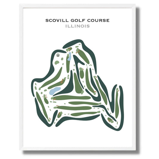 Scovill Golf Course, Illinois - Printed Golf Courses