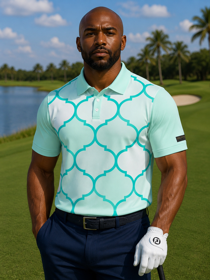 Sea Glass Performance Golf Polo