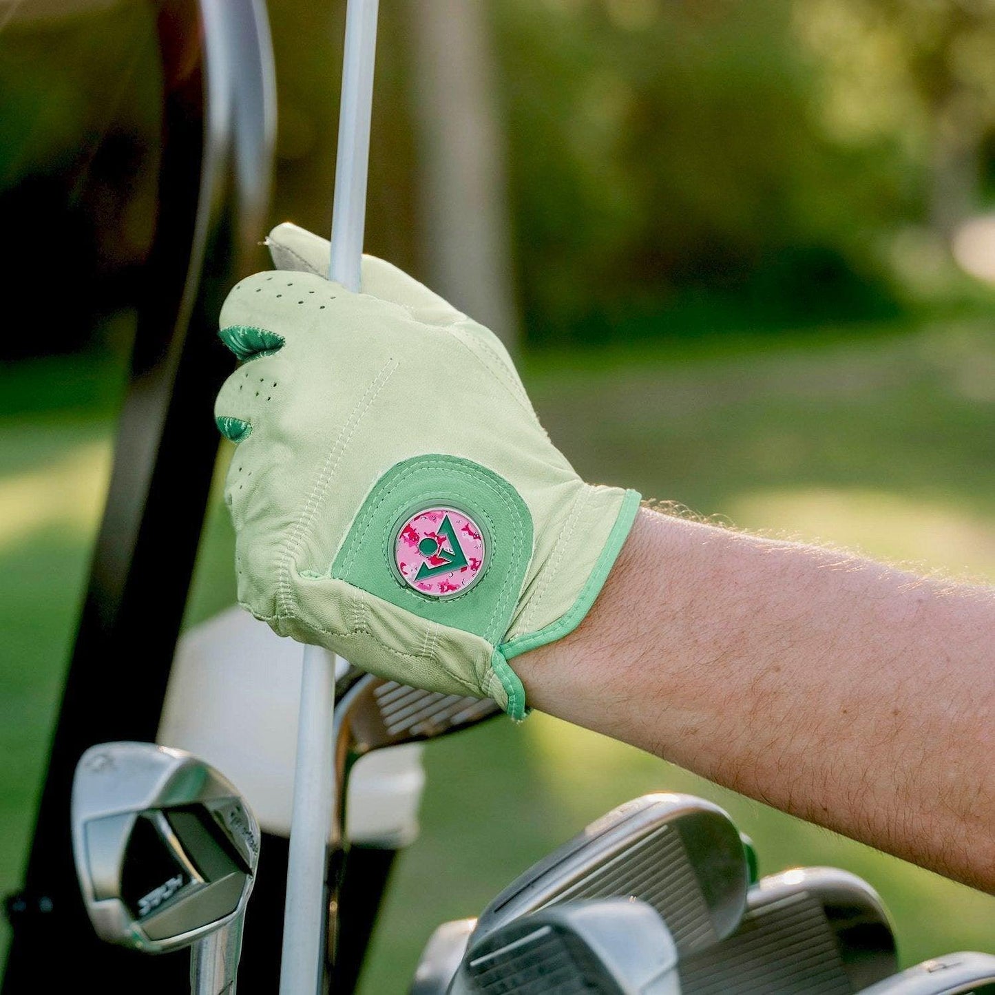 Seaport Serenity | Men's green golf glove