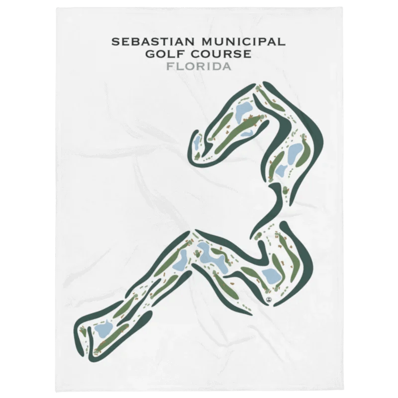 Sebastian Municipal Golf Course, Florida - Printed Golf Courses