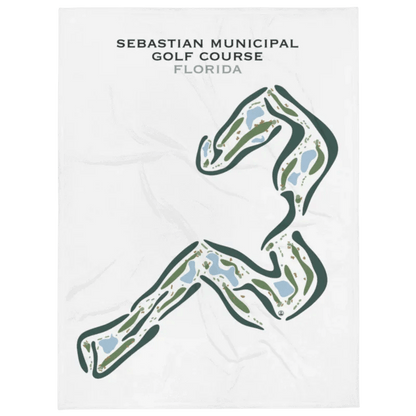 Sebastian Municipal Golf Course, Florida - Printed Golf Courses