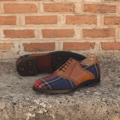 shapiro-saddle-golf-shoes-ii-wholesale-tartan-leather-843 - GOLF LEAGUE