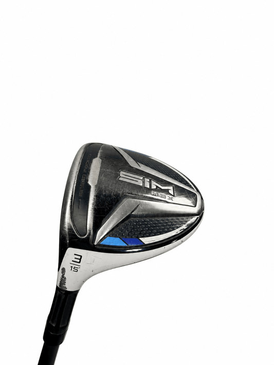 TaylorMade SIM MAX 3 Wood 15° HZRDUS 70g 6.0 Stiff LH (Used)