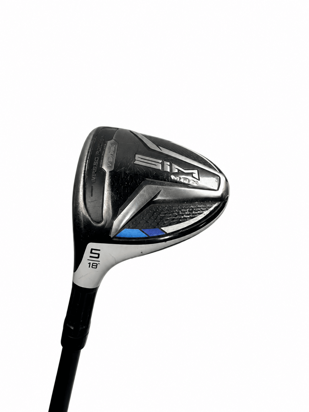TaylorMade SIM MAX 5 Wood 18° HZRDUS Smoke 70g 6.0 Stiff LH (Used)