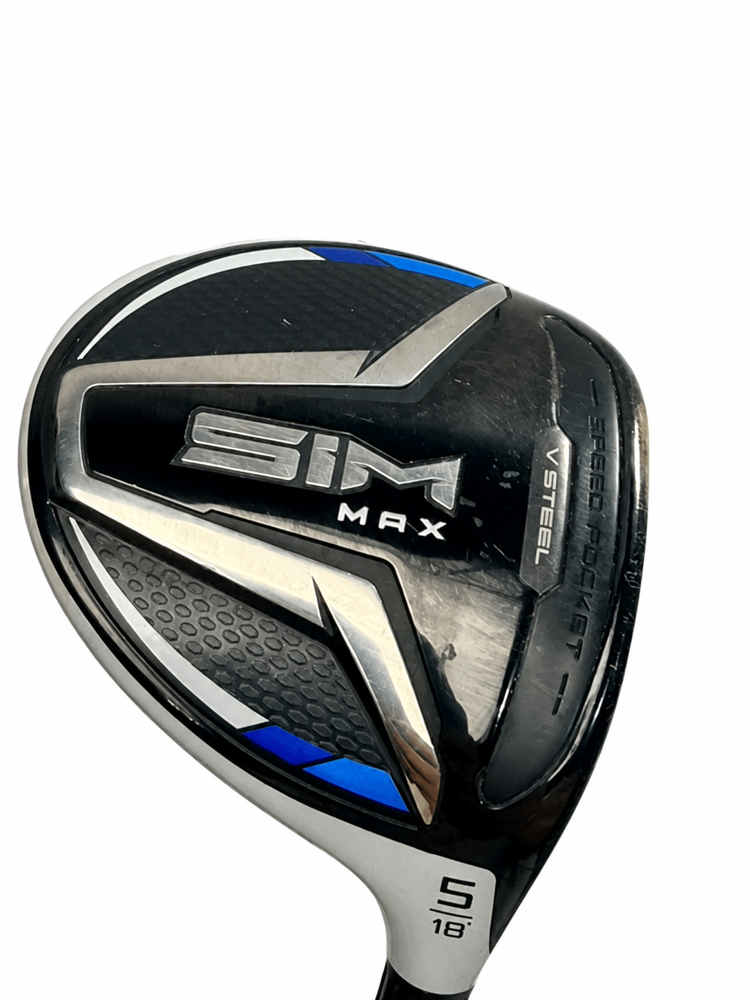 TaylorMade SIM MAX 5 Wood 18° EvenFlow Riptide 70g 6.0 Stiff RH (Used)
